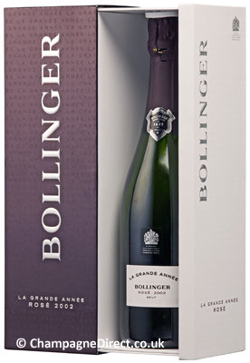 Bollinger La Grande Annee Rose 2002 75cl in Bollinger Box