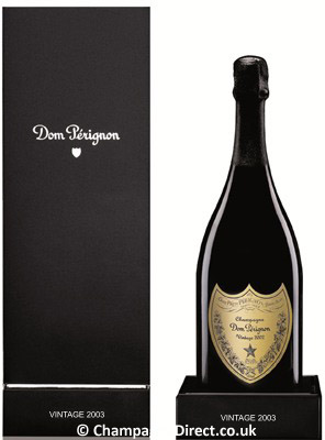 Dom Perignon 2003 75cl in Vertical Box