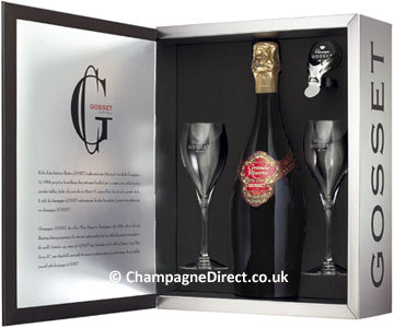 Gosset Grande Reserve NV 75cl Gift Pack