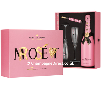 Moet & Chandon Rose NV 75cl Message On A Bottle (Graffiti Tag Pack)