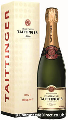 Taittinger Brut Reserve NV 75cl in Taittinger Box