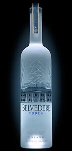 Belvedere Organic Vodka Jeroboam (3 ltr) - Light Up Bottle