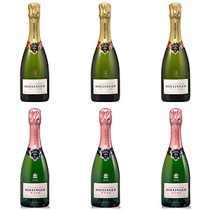 Bollinger Champagne Half Bottles Mixed Case (6 x 37.5cl)