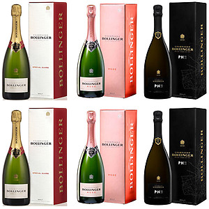 Bollinger Champagne Luxury Mixed Case (6 x 75cl)