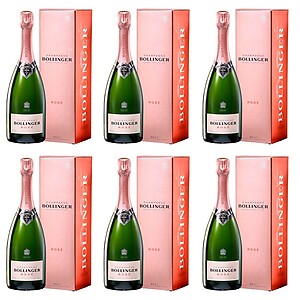 Bollinger Rose 6 X 75cl - CASE DEAL (Gift Box)