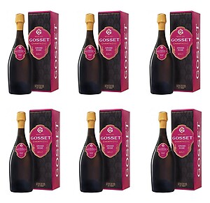 Gosset Grand Rose 6 X 75cl - CASE DEAL