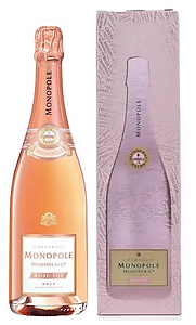 Heidsieck & Co. Monopole Rose Top Brut NV 75cl in Gift Box