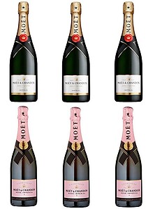 Moet & Chandon Mixed Case (6 x 75cl)