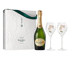 Perrier-Jouet Grand Brut NV 75cl + 2 Flutes Set