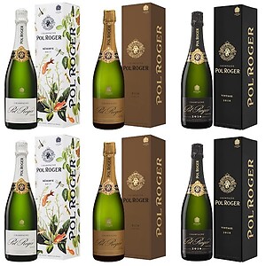 Pol Roger Champagne Mixed Case (6 x 75cl)