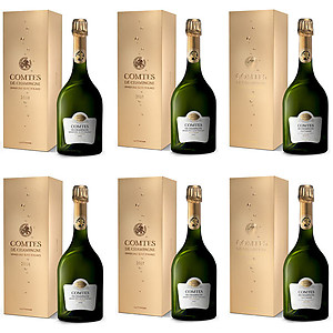 Taittinger Comtes de Champagne Blanc de Blancs  Mixed Case (6 x75cl)