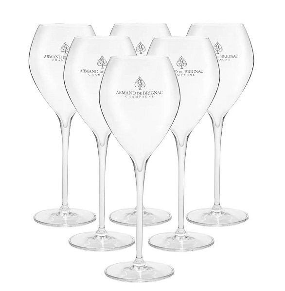 Armand de Brignac Glasses - Set of 6