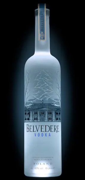 Belvedere Pure Vodka Jeroboam (3 ltr) - Light Up Bottle