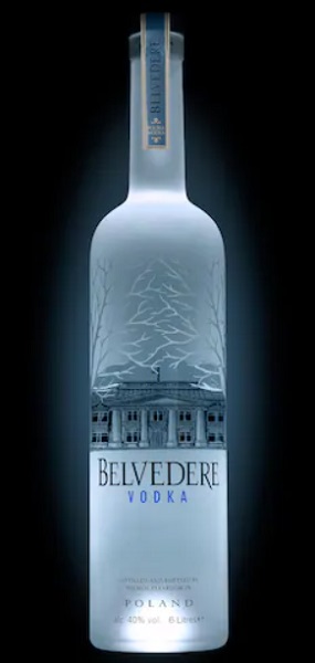 Belvedere Pure Vodka Jeroboam (3 ltr) - Light Up Bottle