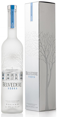 Belvedere Pure Vodka 70cl in Gift Box