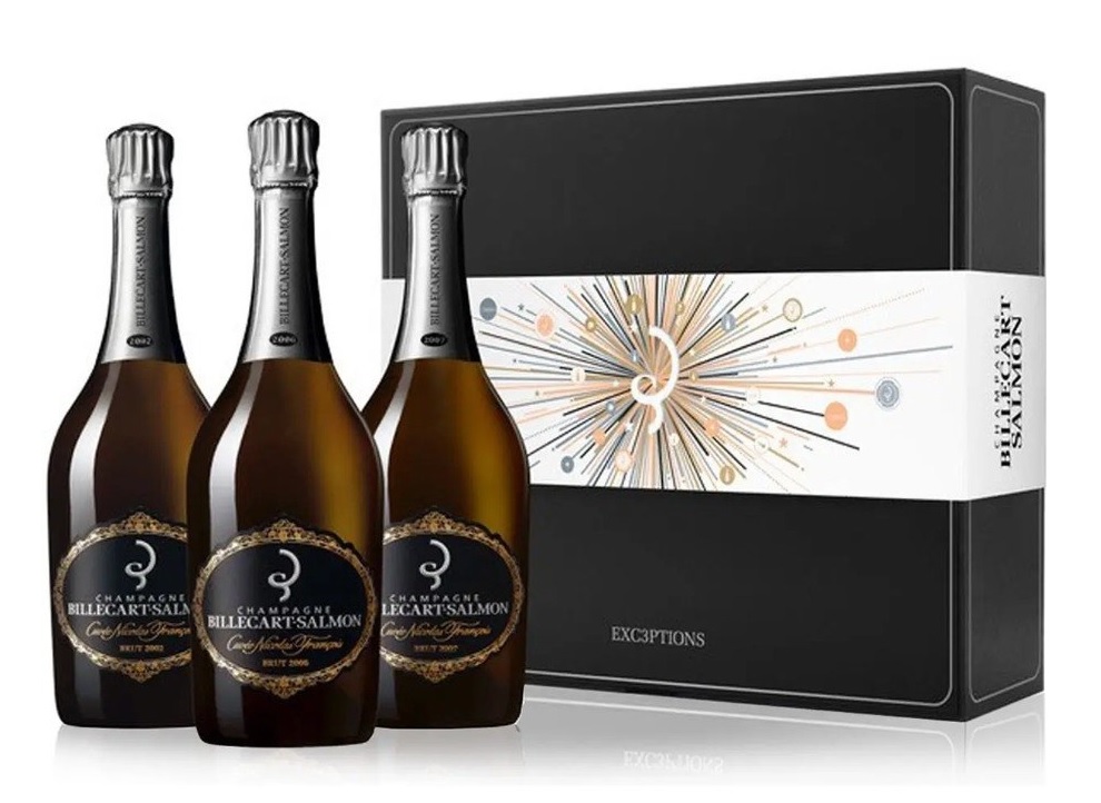 Billecart-Salmon Cuvée Nicolas-Francois Vintage 2002, 2006, 2007 Trio Pack (3 x 75cl)