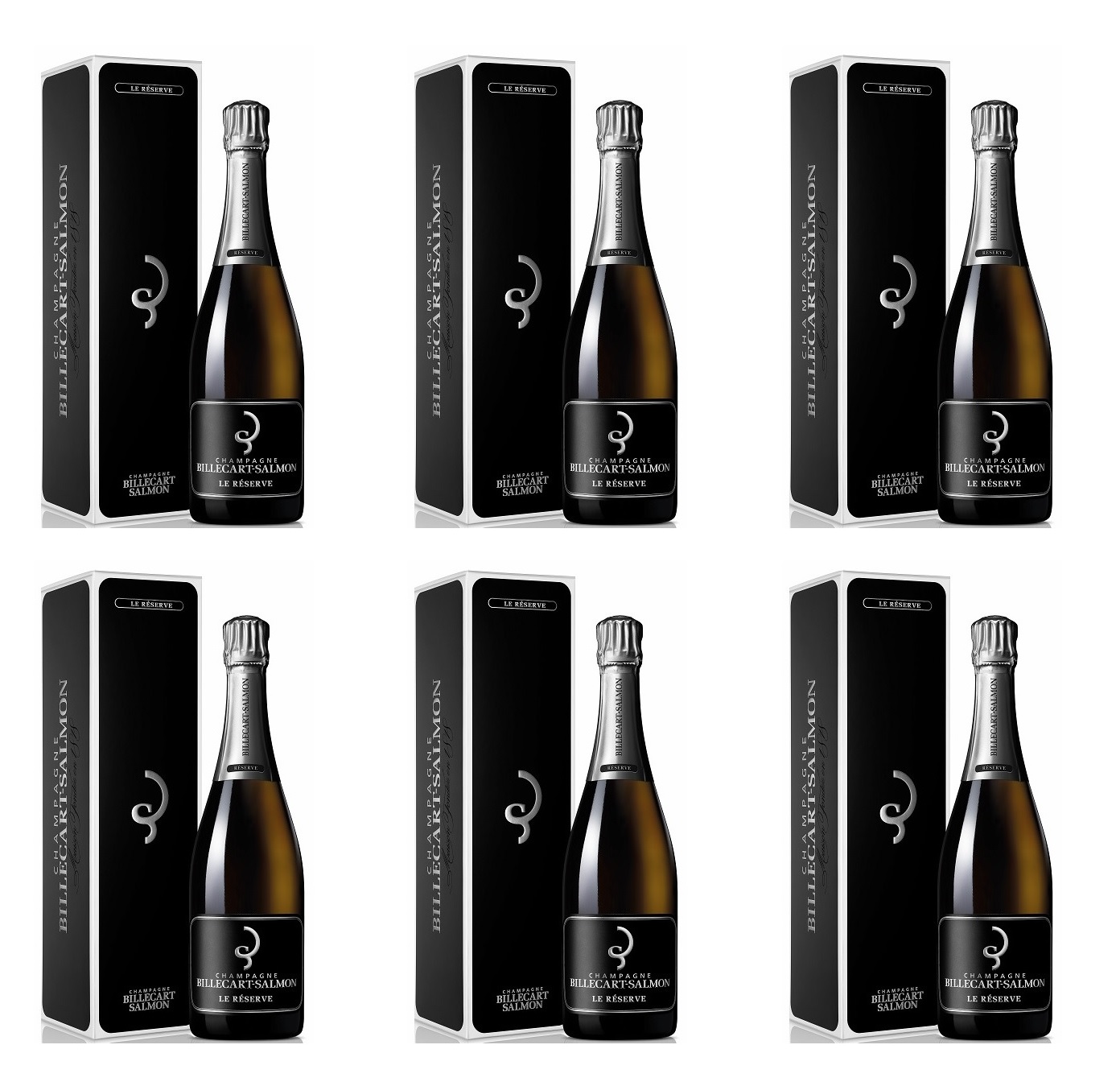 Billecart-Salmon Le Reserve 6 x 75cl - CASE DEAL (Gift Box)