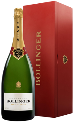 Bollinger Special Cuvee NV Jeroboam (3 ltr) in Red Wood Box