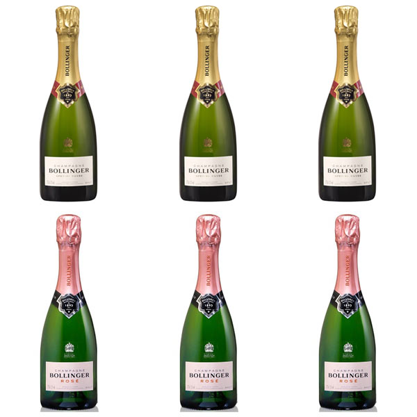 Bollinger Champagne Half Bottles Mixed Case (6 x 37.5cl)