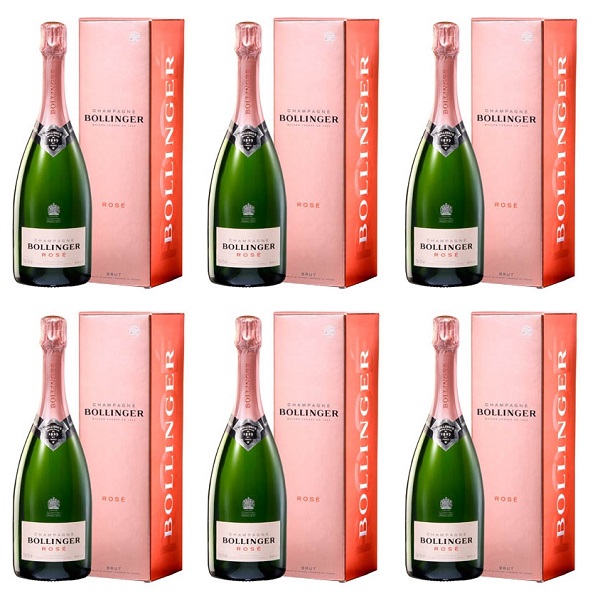 Bollinger Rose 6 X 75cl - CASE DEAL