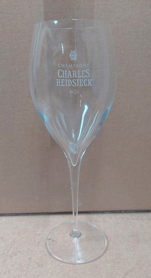 Charles Heidsieck Champagne Glasses (X2)
