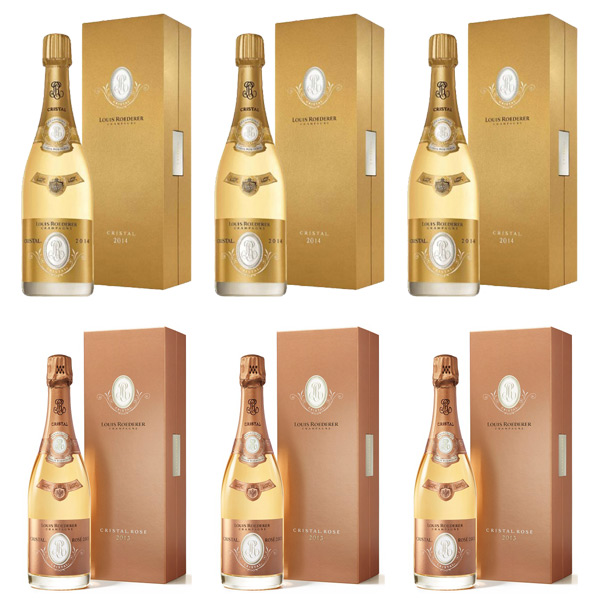 Louis Roederer Cristal Champagne Mixed Case (6 x 75cl)