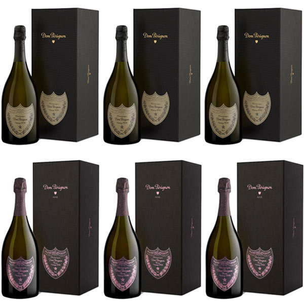 Dom Perignon Vintage Champagne 75cl x 6 Bottles 