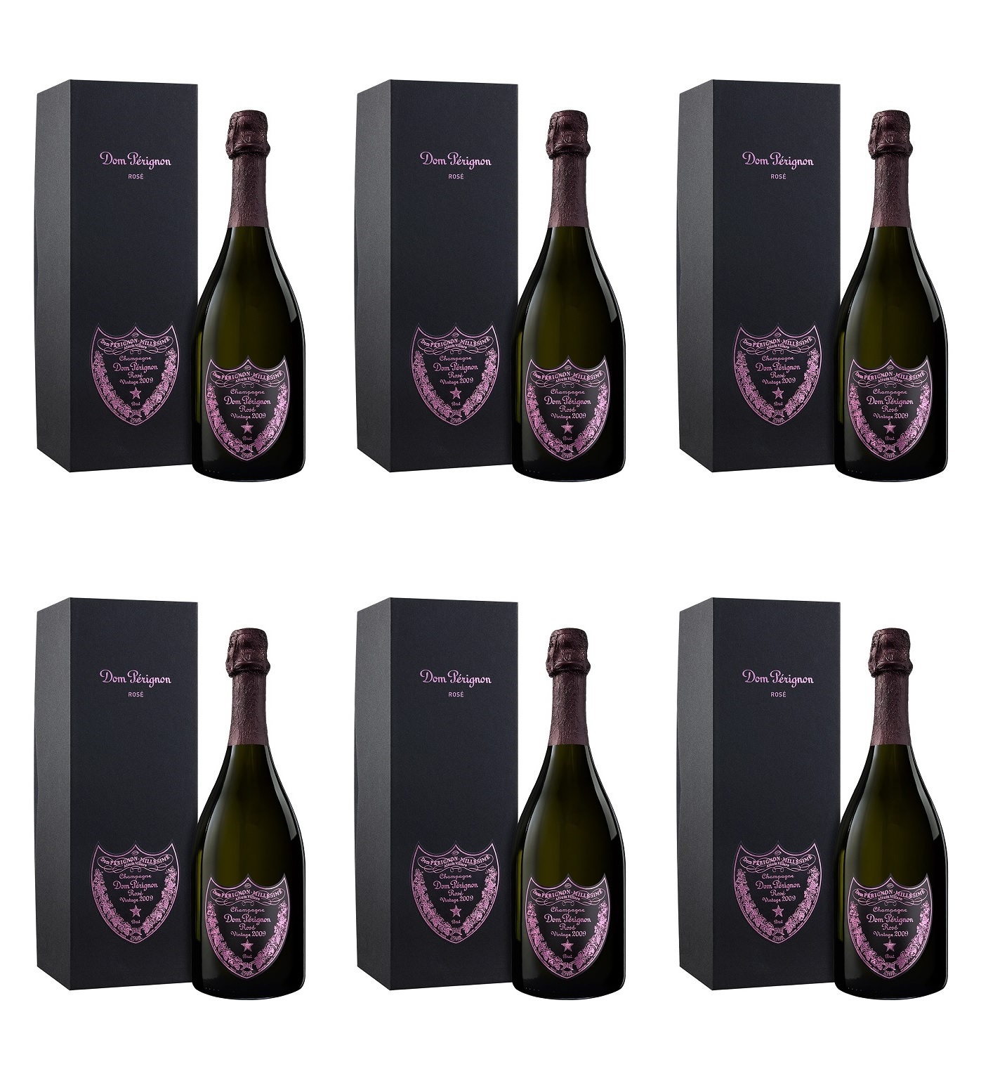 Dom Pérignon Rosé Vintage 2009 in Gift Box 6 x 75cl - CASE SALE