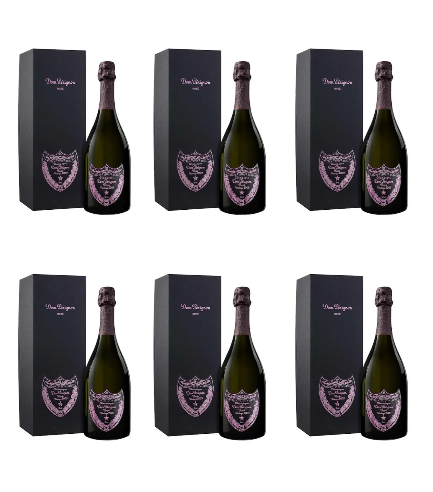 Dom Pérignon Rosé Vintage 2009 in Gift Box 6 x 75cl - CASE SALE