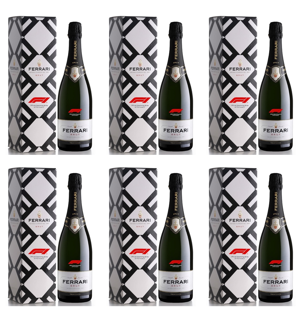 Ferrari F1 Brut 6 X 75cl - CASE DEAL
