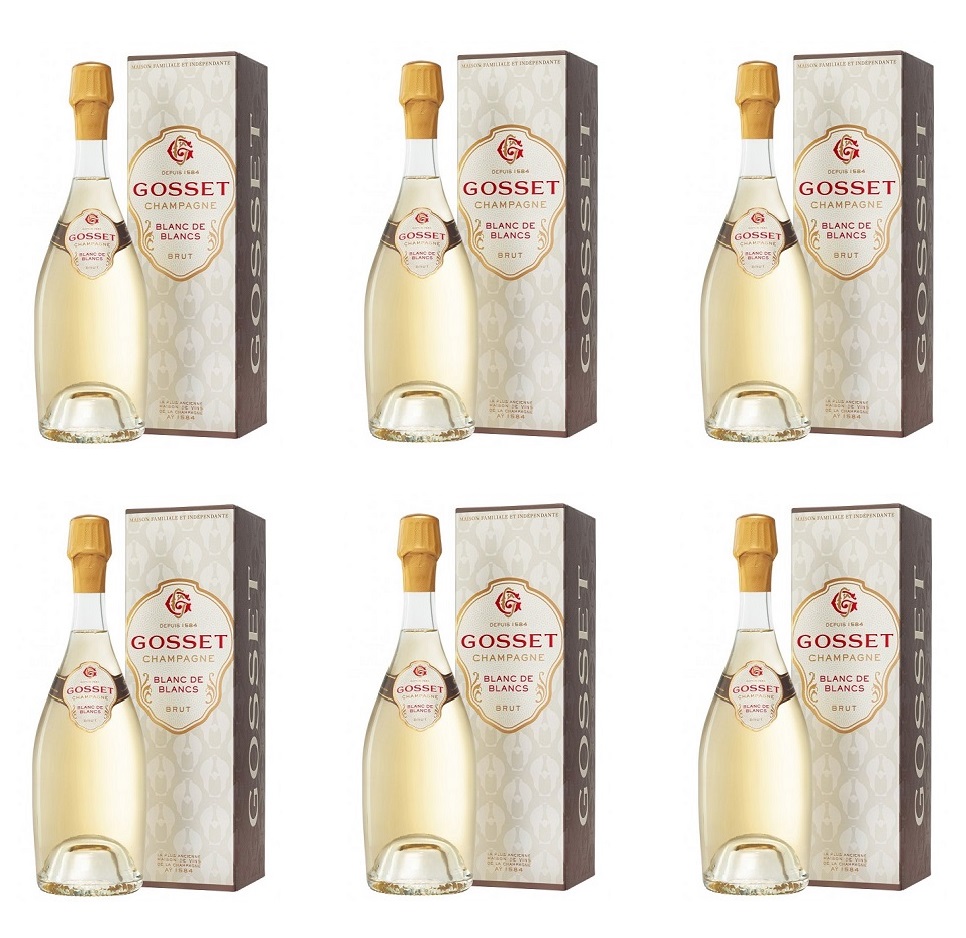 Gosset Grand Blanc de Blancs 6 X 75cl - CASE DEAL