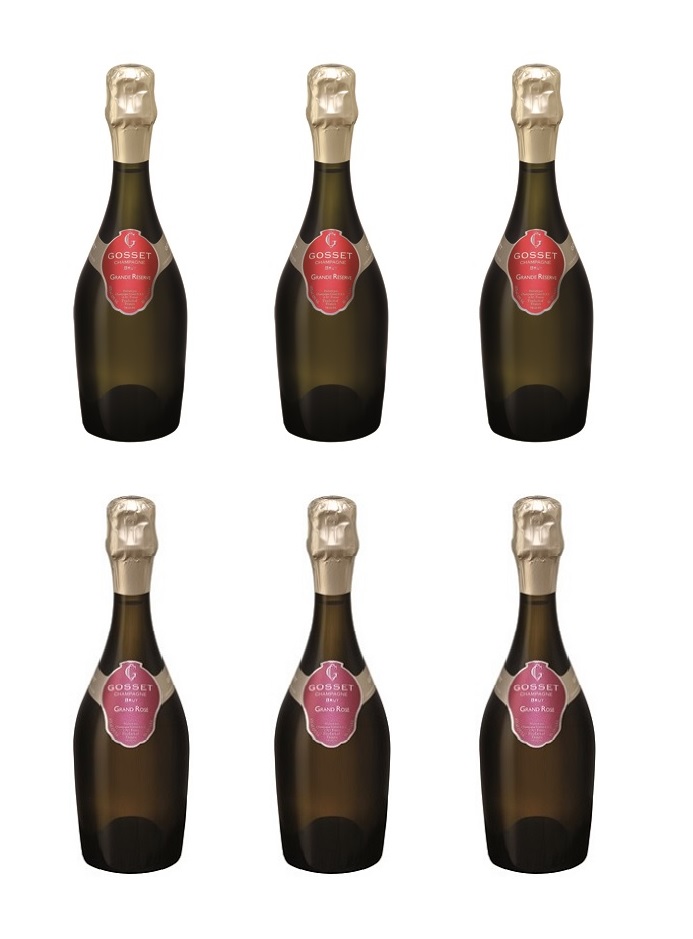 Gosset Champagne Half Bottles Mixed Case (6 x 37.5cl)
