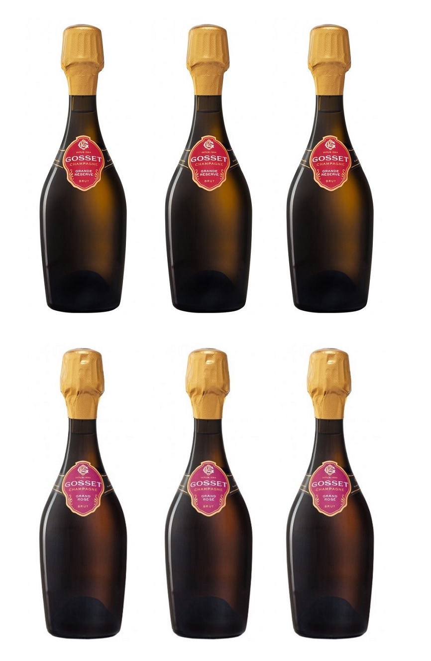 Gosset Champagne Half Bottles Mixed Case (6 x 37.5cl)