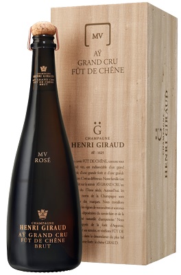 Henri Giraud Fut De Chene Multi Vintage Rose NV 75cl in Wood Box