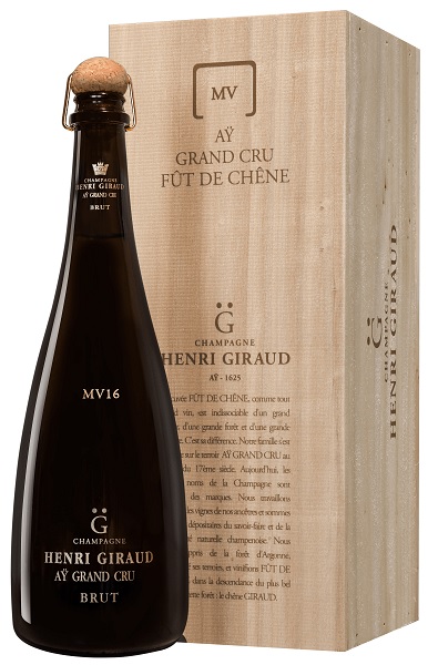 Henri Giraud Fut De Chene MV16 75cl in Wood Box