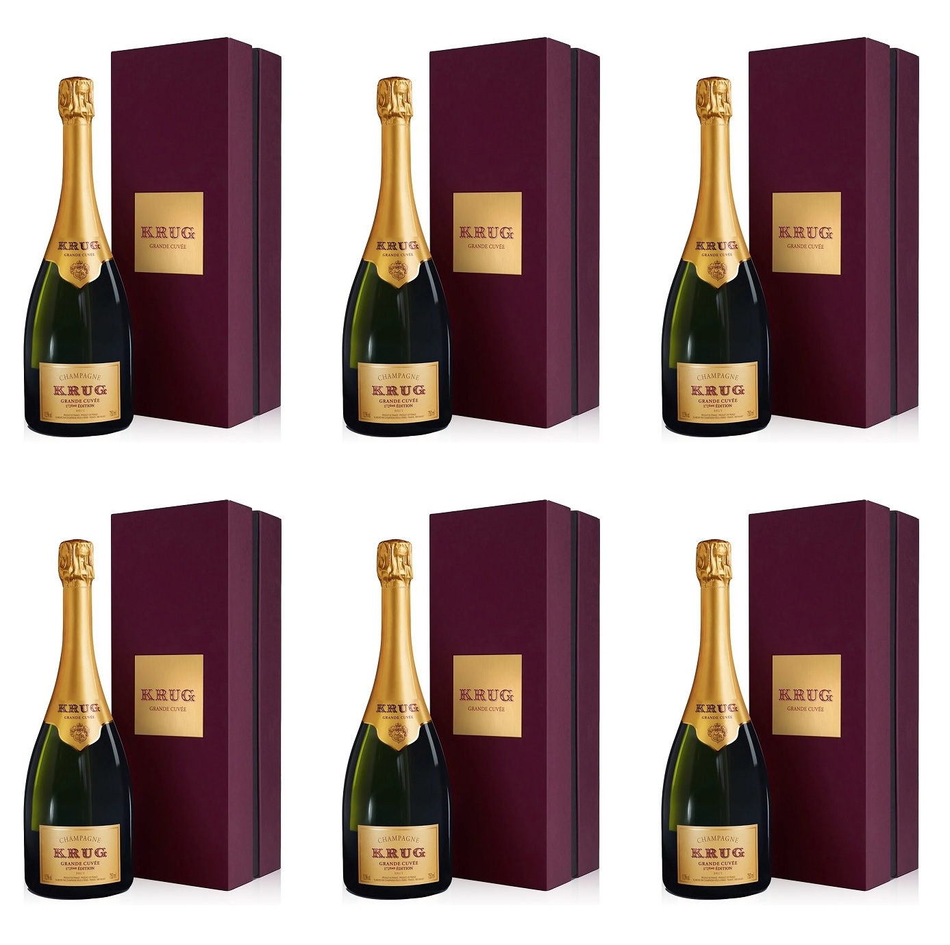 Krug Grande Cuvée 6 x 75cl - CASE SALE