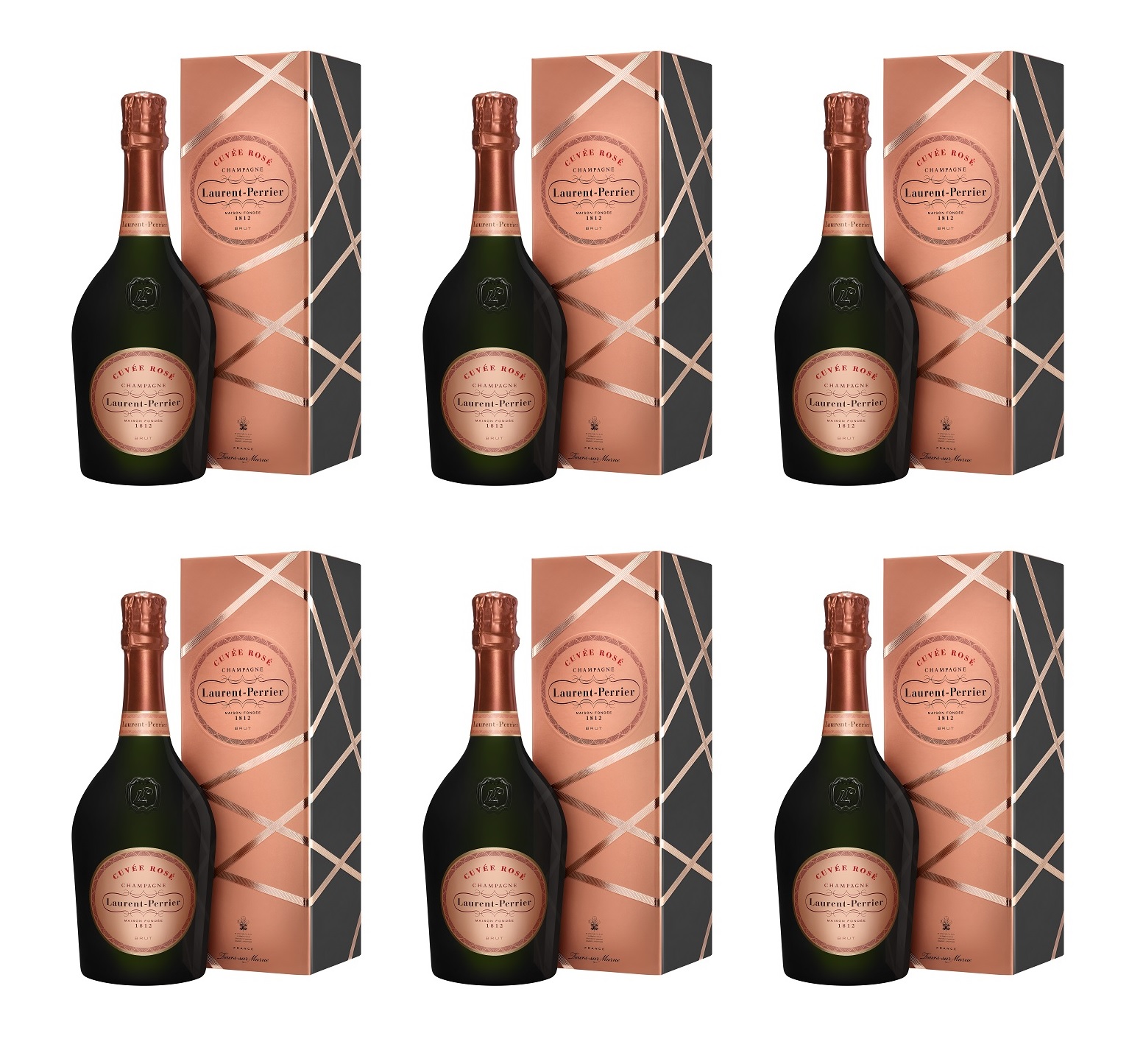 Laurent-Perrier Cuvée Rosé 6 X 75cl - CASE DEAL