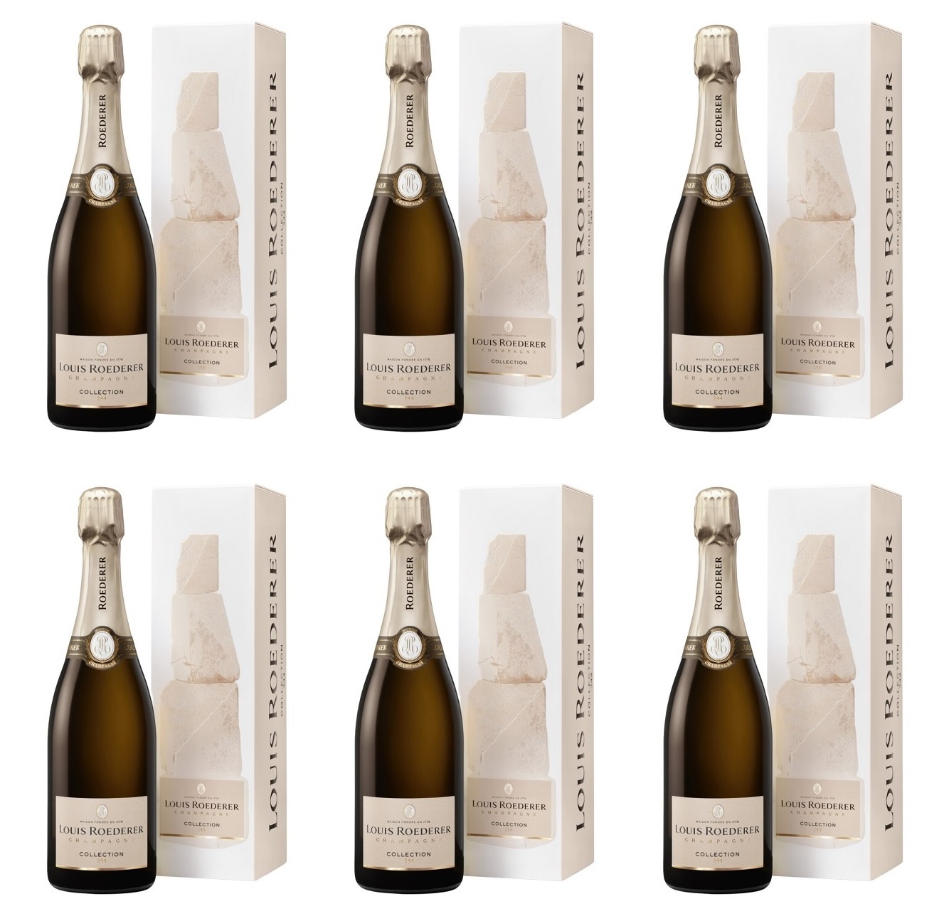 Louis Roederer Collection 244 6 X 75cl - CASE DEAL