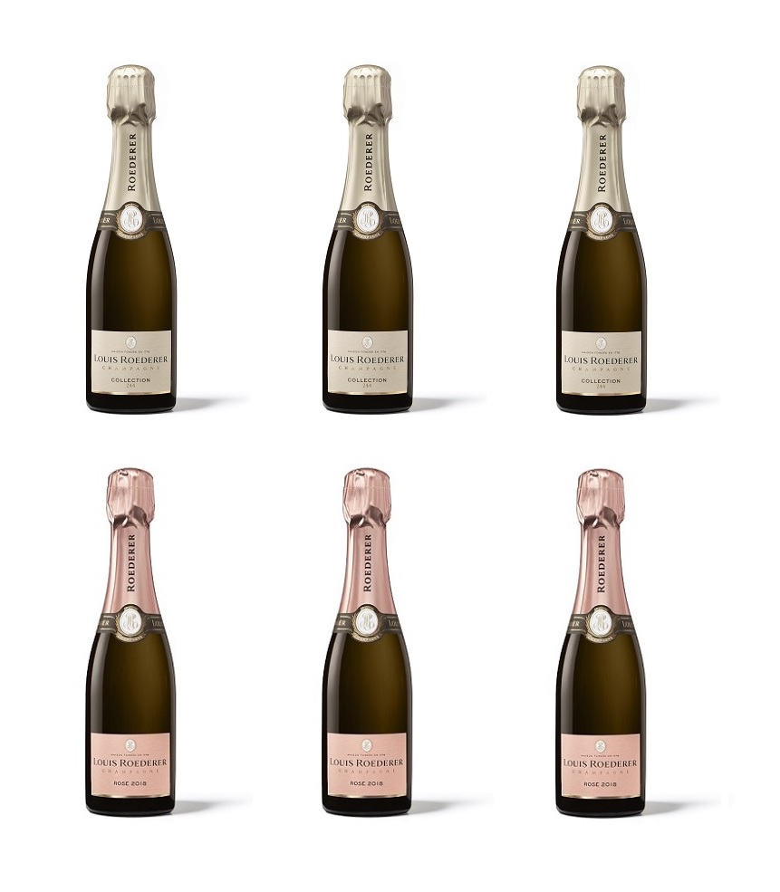 Louis Roederer Half Bottles Mixed Case (6 x 37.5cl)
