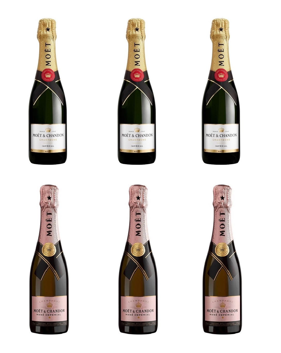 Moet & Chandon Half Bottles Mixed Case (6 x 37.5cl)
