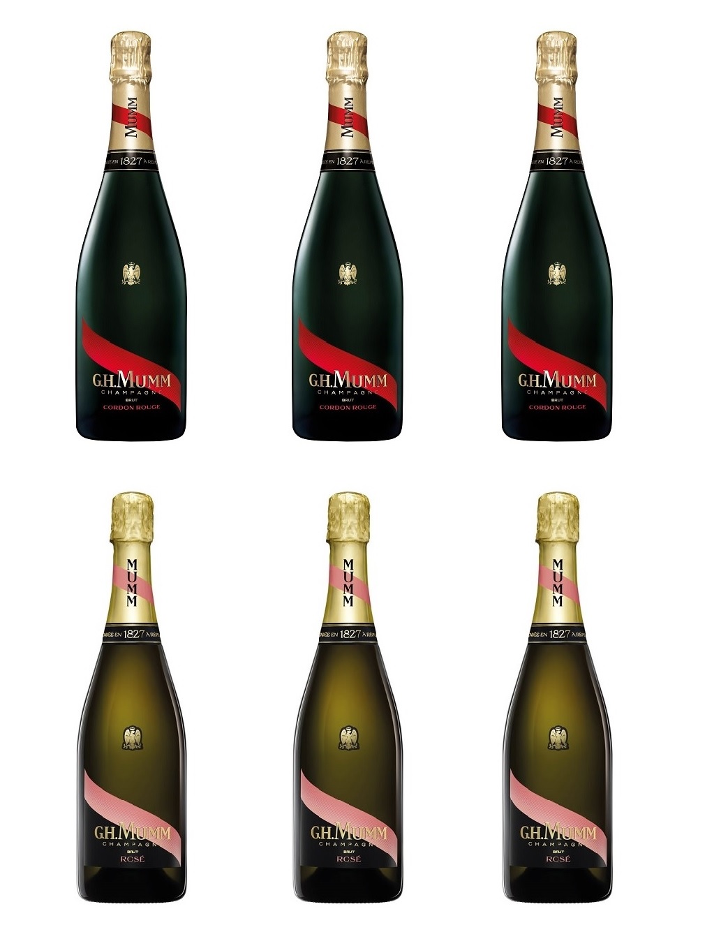 Mumm Champagne Mixed Case 6 X 75cl