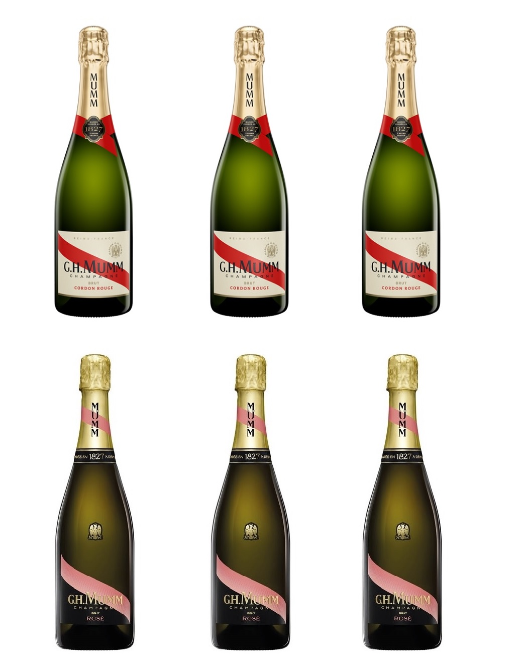 Mumm Champagne Mixed Case 6 X 75cl