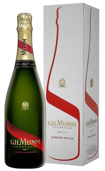 Mumm Cordon Rouge Brut NV 75cl in SILVER Gift Box
