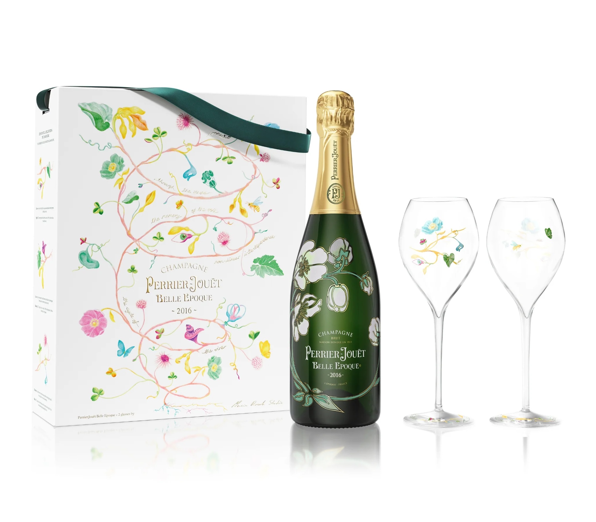 Perrier-Jouet Belle Epoque 2016 75cl + 2 Glasses Set