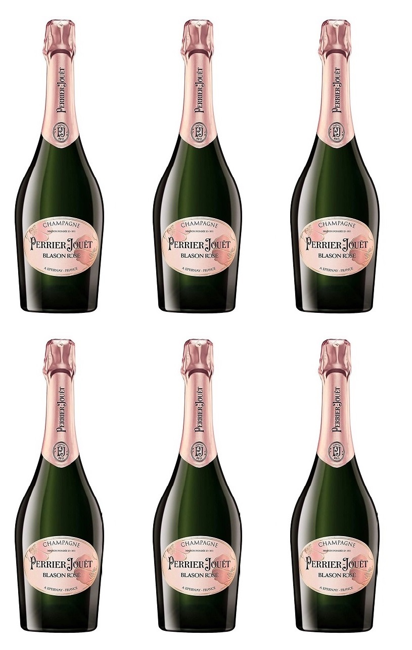 Perrier-Jouet Blason Rose 6 X 75cl - CASE DEAL