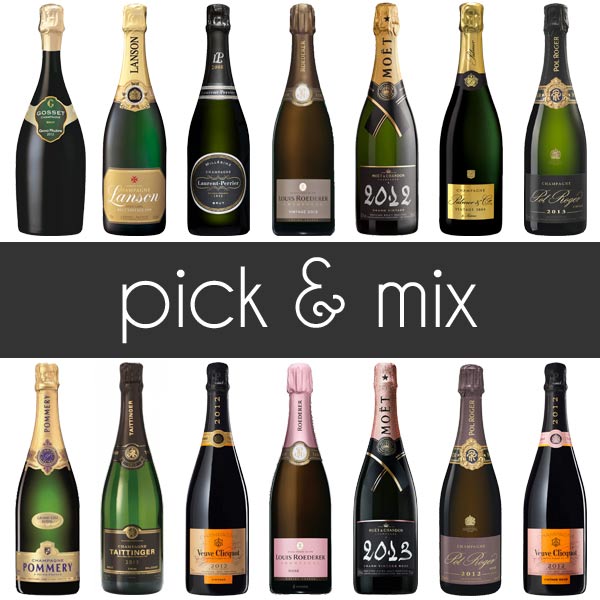 Pick & Mix Vintage Champagne Mixed Case (6 x 75cl)