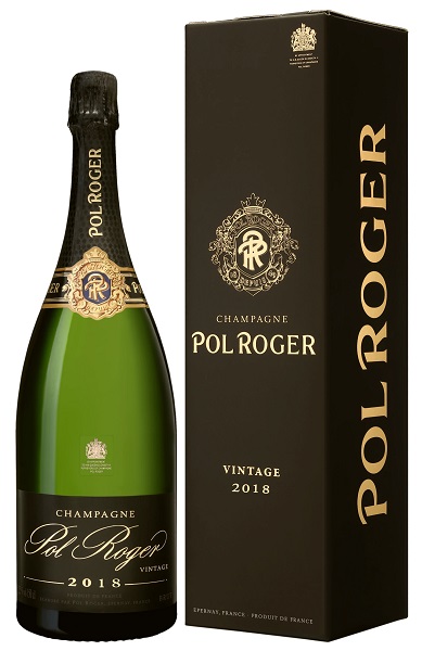 Pol Roger Brut Vintage 2018 Magnum (1.5 ltr) + Pol Roger Jute Bag