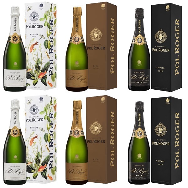 Pol Roger Champagne Mixed Case (6 x 75cl)