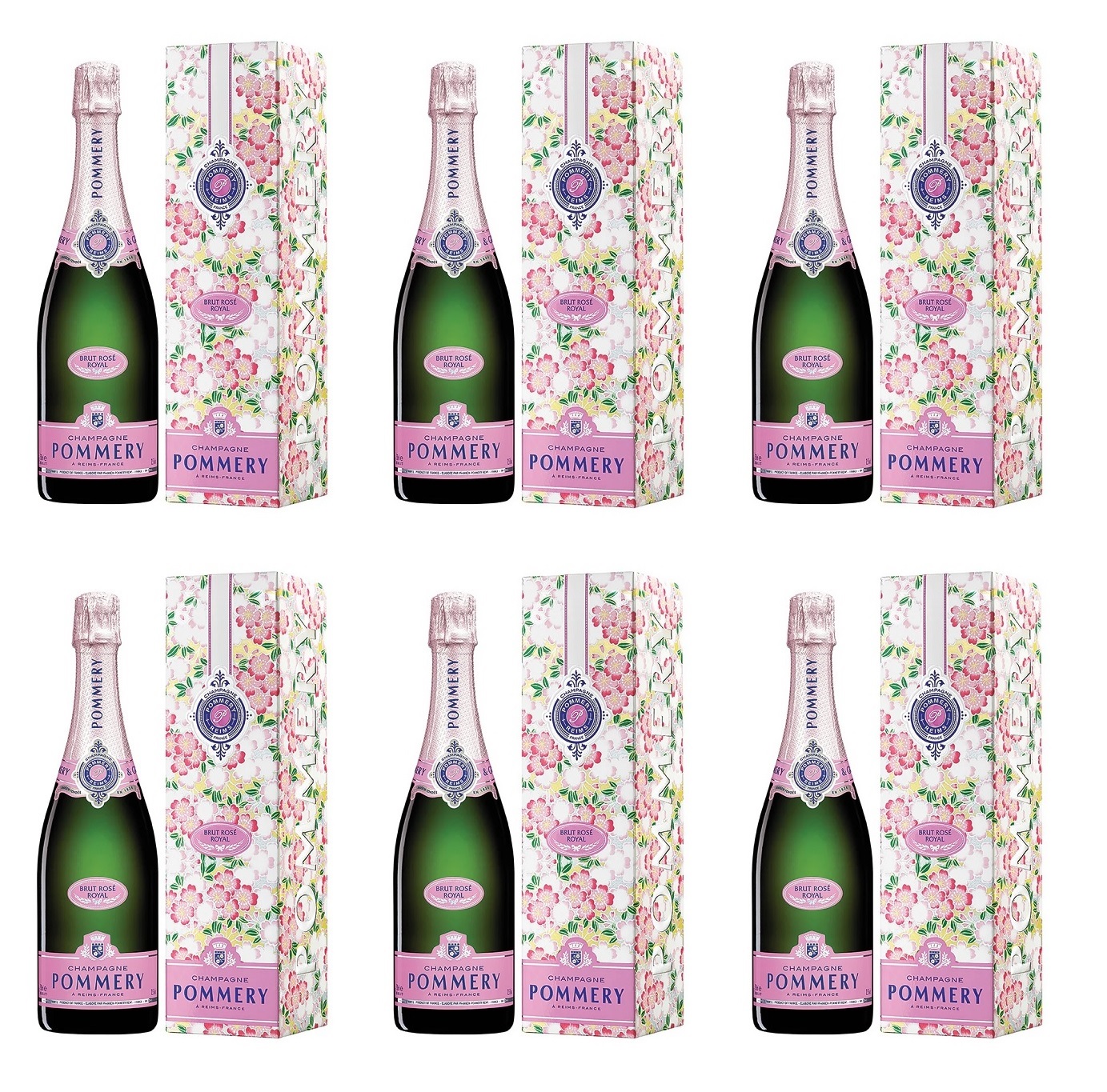 Pommery Brut Rose 6 x 75cl - CASE DEAL