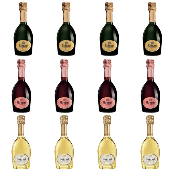 Ruinart Champagne Half Bottles Mixed Case (12 x 37.5cl)
